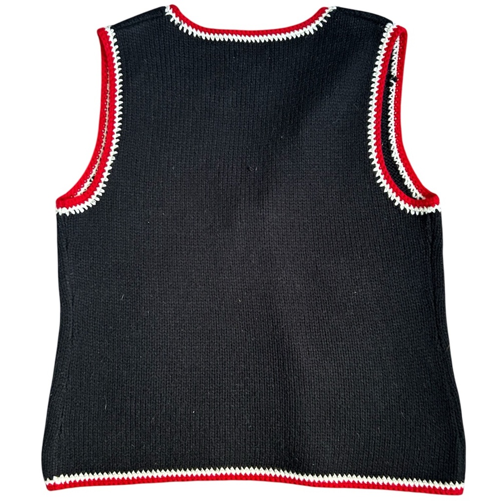 Christopher & Banks Hand Crochet Vintage Snowflake Vest size XL - Picture 8 of 8